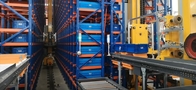 4 Aisles Automated Storage Retrieval System ASRS 4032 Cargo Spaces
